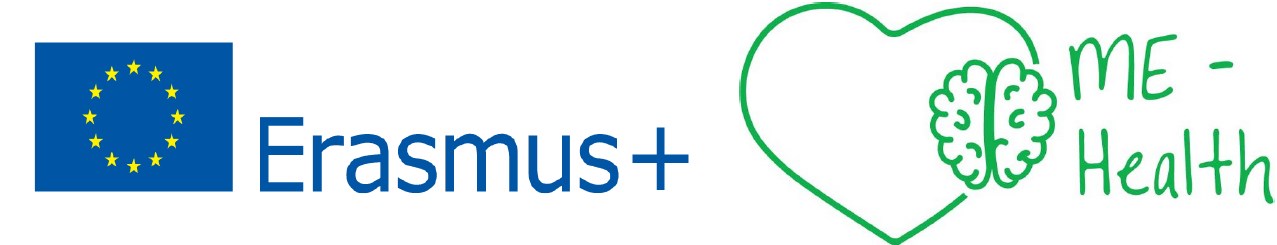 Logo programu Erasmus + i programu Me-Health